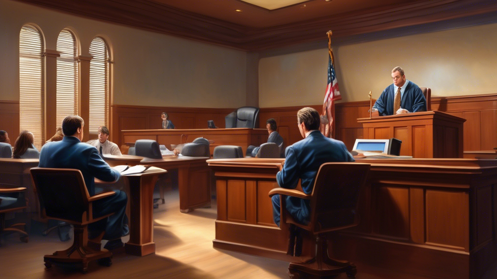 Create an image that depicts a courtroom scene where a cellphone specialist is providing expert testimony. Highlight the specialist on the witness stand, showing detailed charts and data illustrations